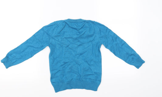 hopscotch Boys Blue Pullover Jumper Size 2 Years