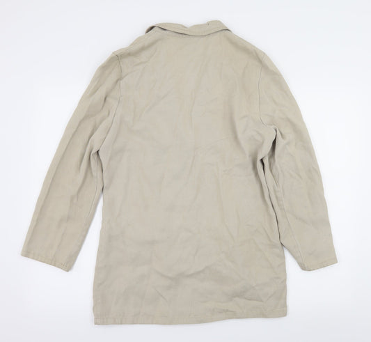 Pola Womens Beige Jacket Size 10