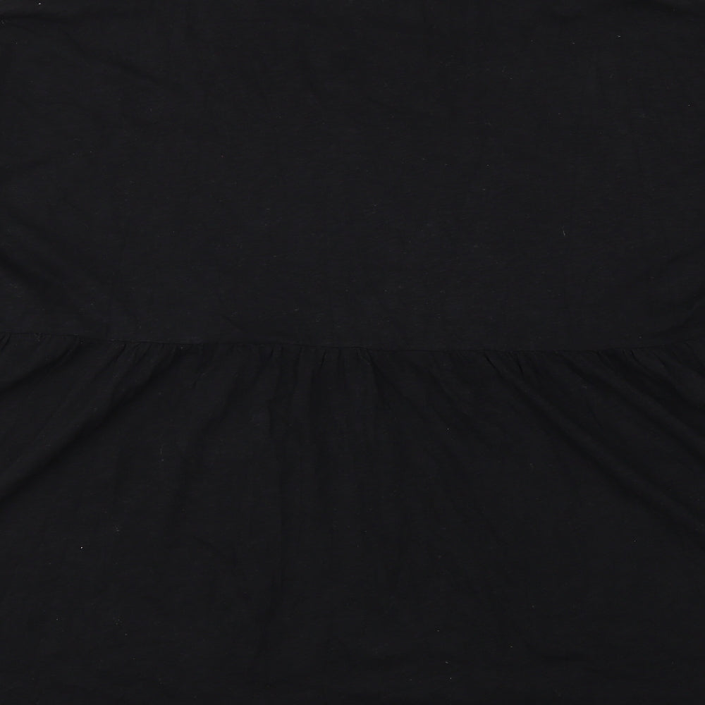 Brand and care label for ASOS women’s black shift, size XS
