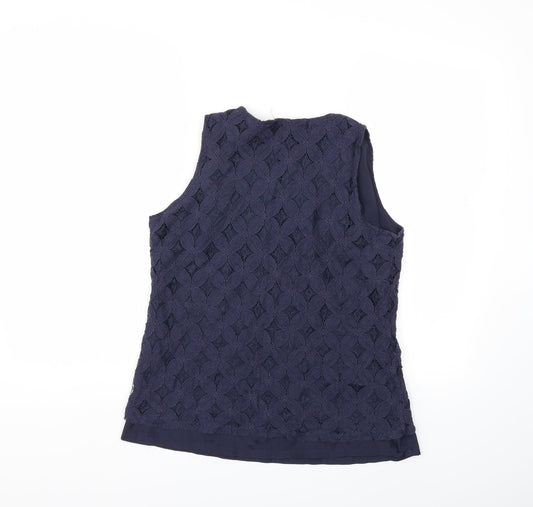 Apricot Womens Blue Basic Blouse Size L