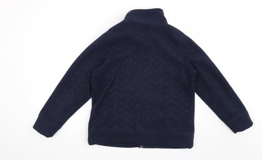 Bonmarché Womens Blue Geometric Jacket Size S