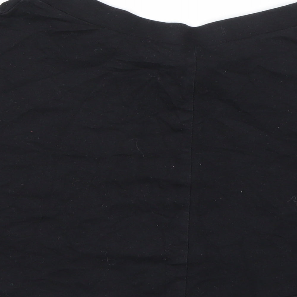 FOREVER 21 Womens Black Skater Skirt Size S