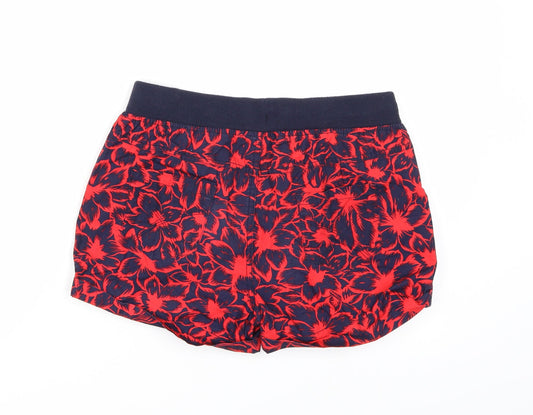 Atmosphere Womens Blue Floral Sweat Shorts Size 8