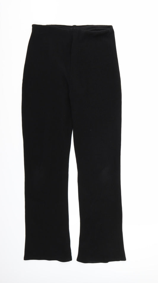 Preworn Womens Black Trousers Size L L29 in