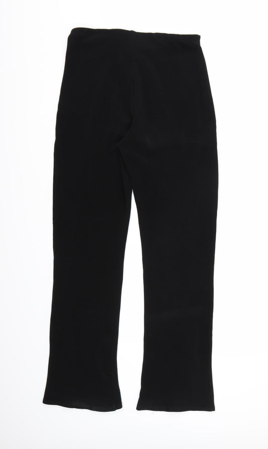 Preworn Womens Black Trousers Size L L29 in