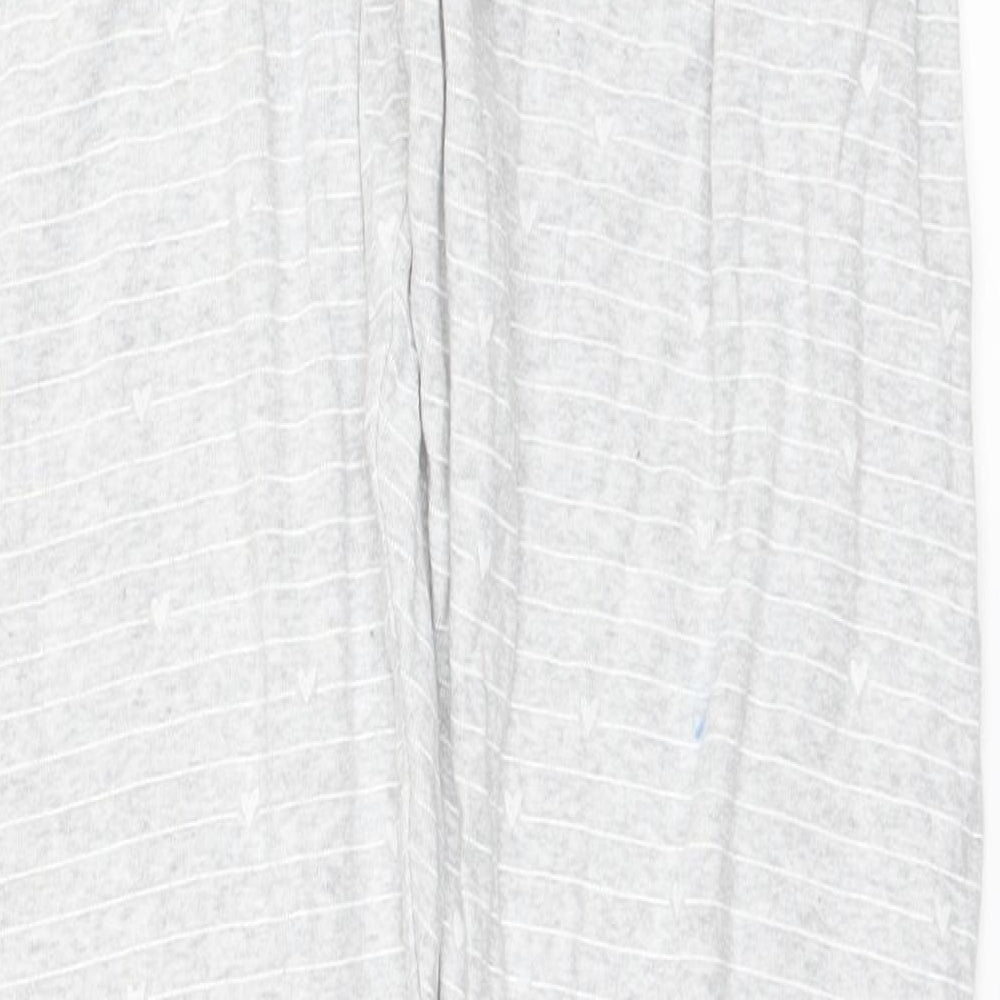 Brand and care label for Marks & Spencer girls’ grey jogger trousers, size 14, years