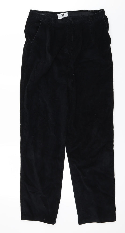 paul separates Womens Black Trousers Size 12 L30 in