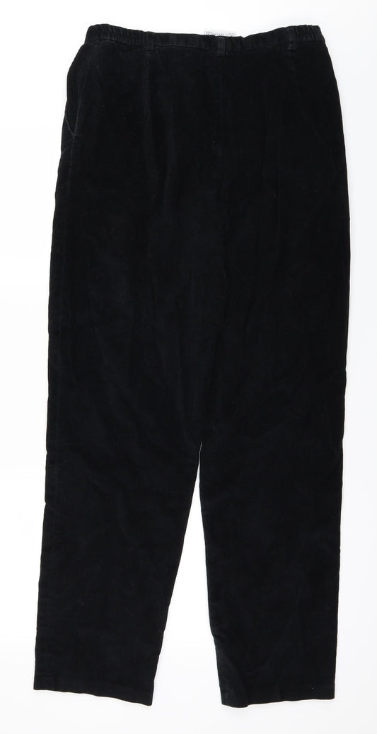 paul separates Womens Black Trousers Size 12 L30 in