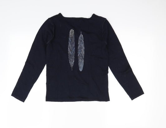 why not little Girls Black Basic Casual Size 10-11 Years