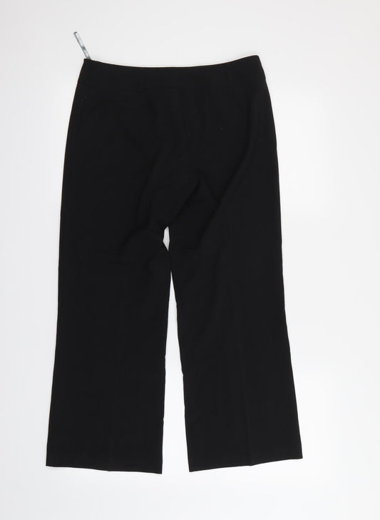 Dorothy Perkins Womens Black Dress Pants Trousers Size 10 L24 in