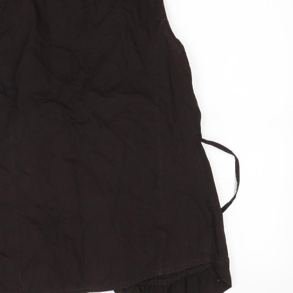 olly Womens Brown Cardigan Jumper Size 12