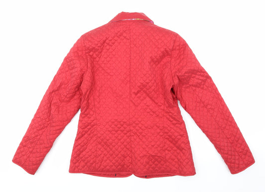 Steilmann Womens Red Jacket Coat Size 14