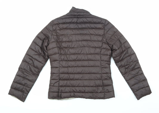 Preworn Womens Brown Jacket Coat Size L