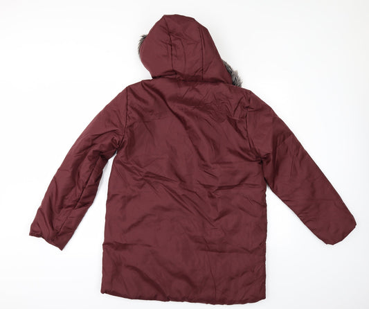 Anne De Lancay Womens Red Jacket Size S