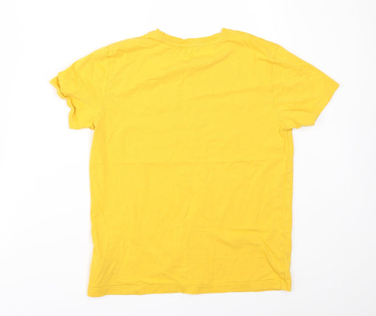 NEXT Boys White Houndstooth Basic T-Shirt Size 11 Years