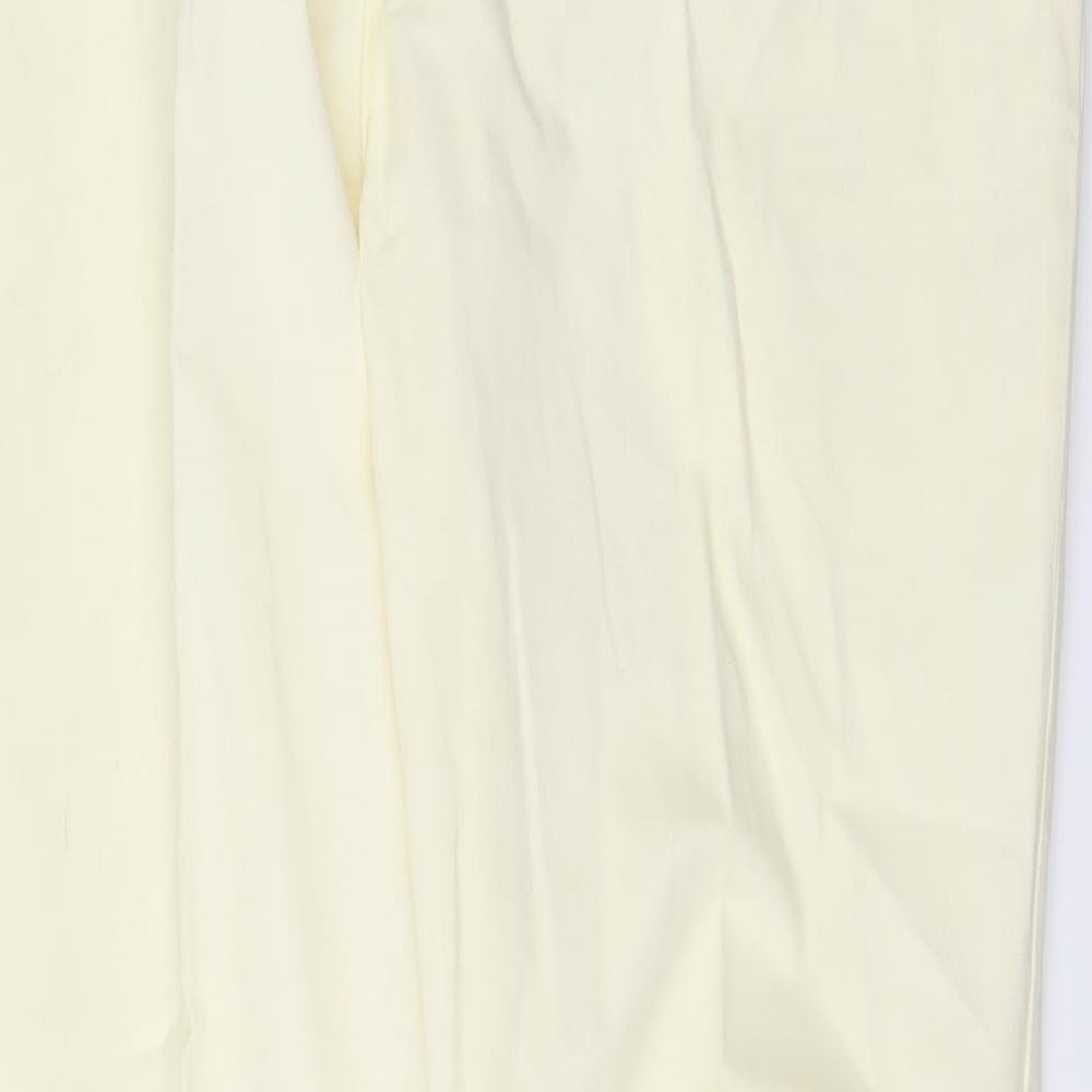 Classic Womens Yellow Straight Jeans Size 38 in L28 in