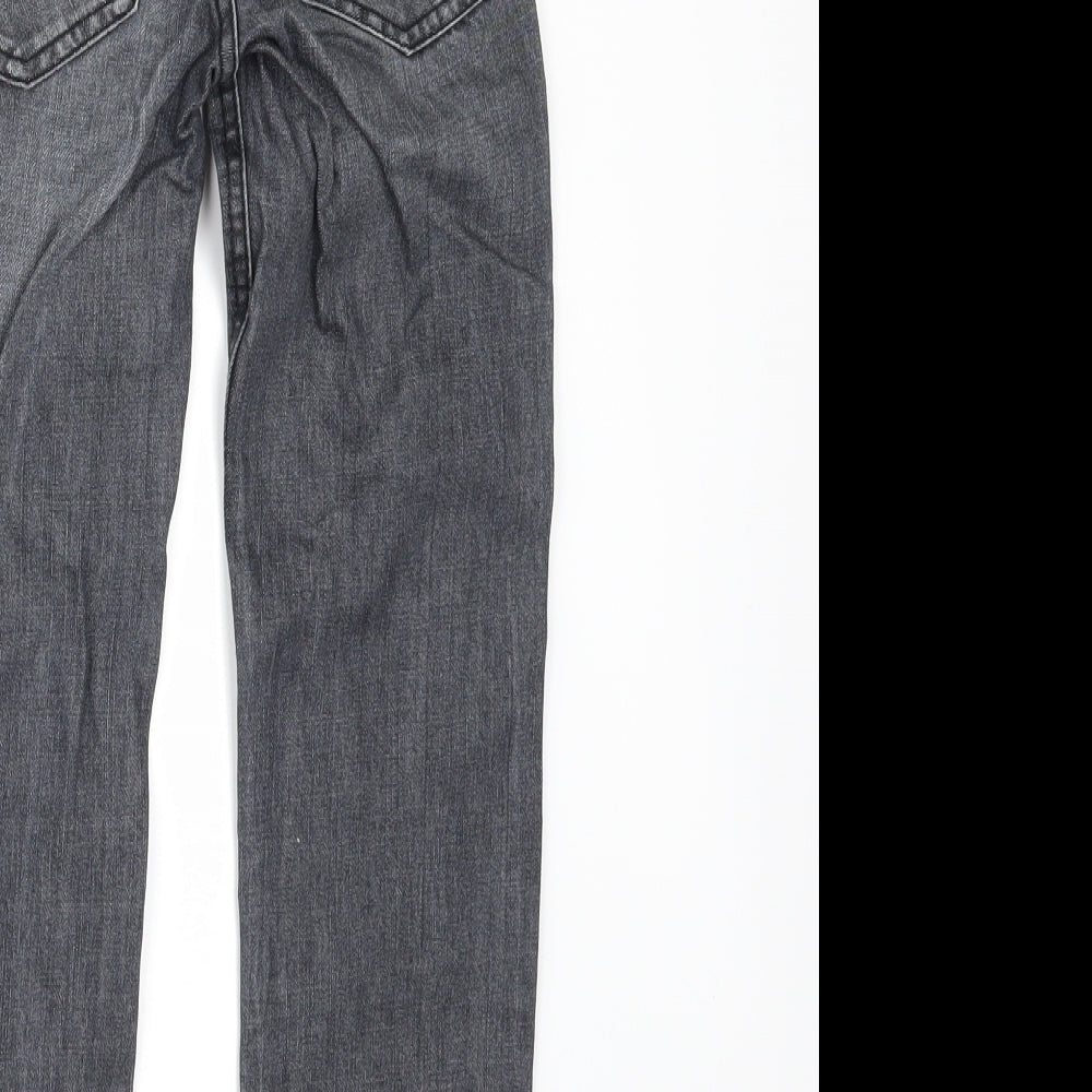 NEXT Girls Grey Straight Jeans Size 9 Years