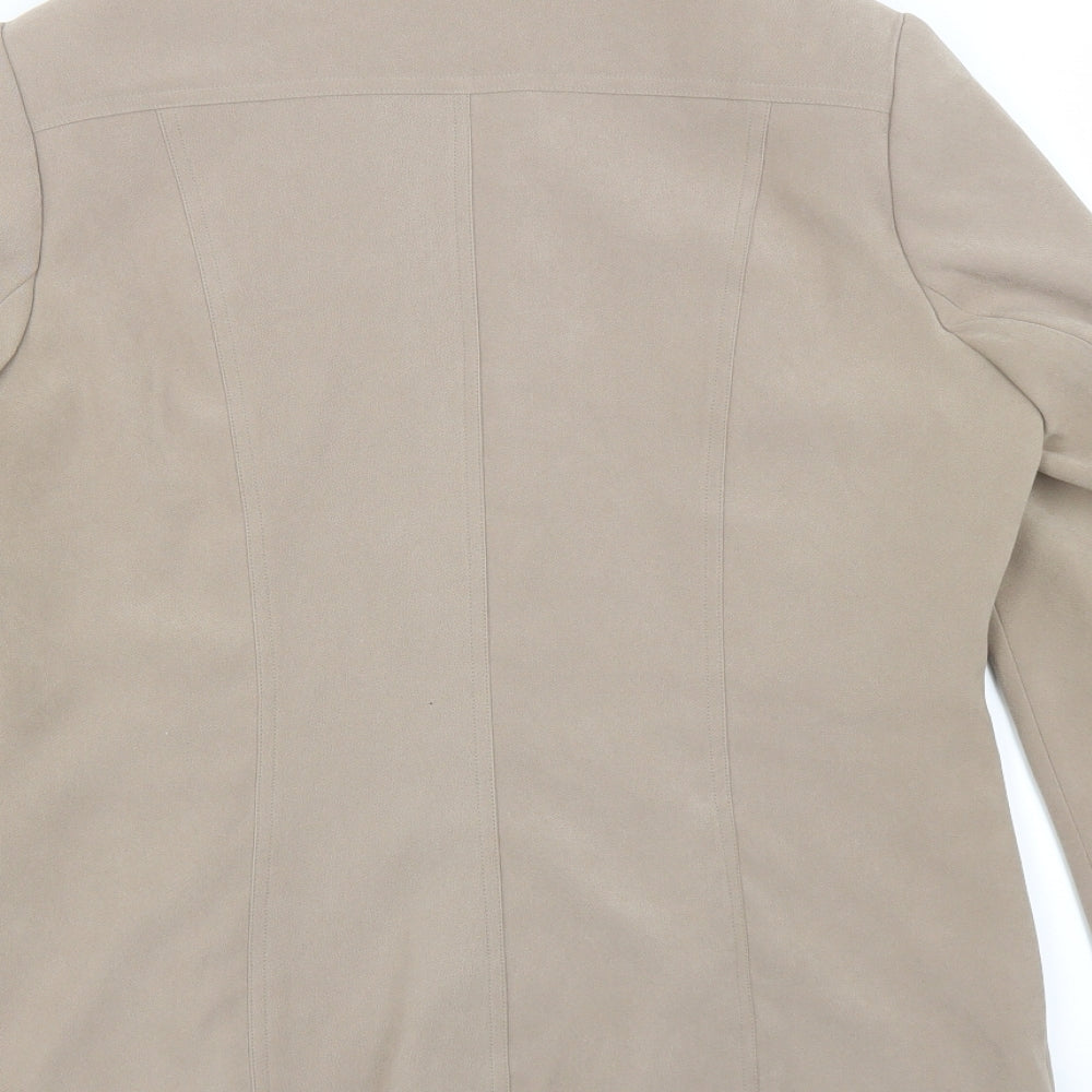 Le Bon Marché Womens Beige Jacket Size 12