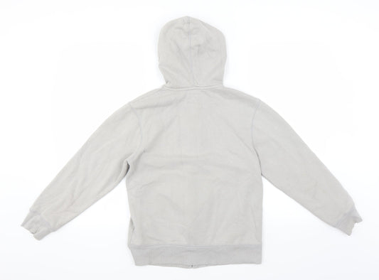 Gap Girls Grey Full Zip Hoodie Size 12 Years