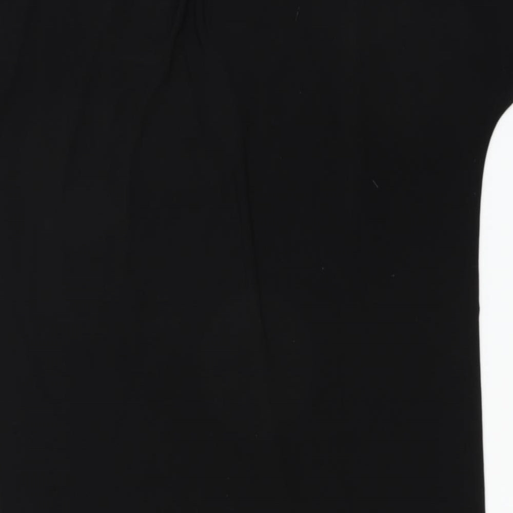 Oasis Womens Black T-Shirt Dress Size XS
