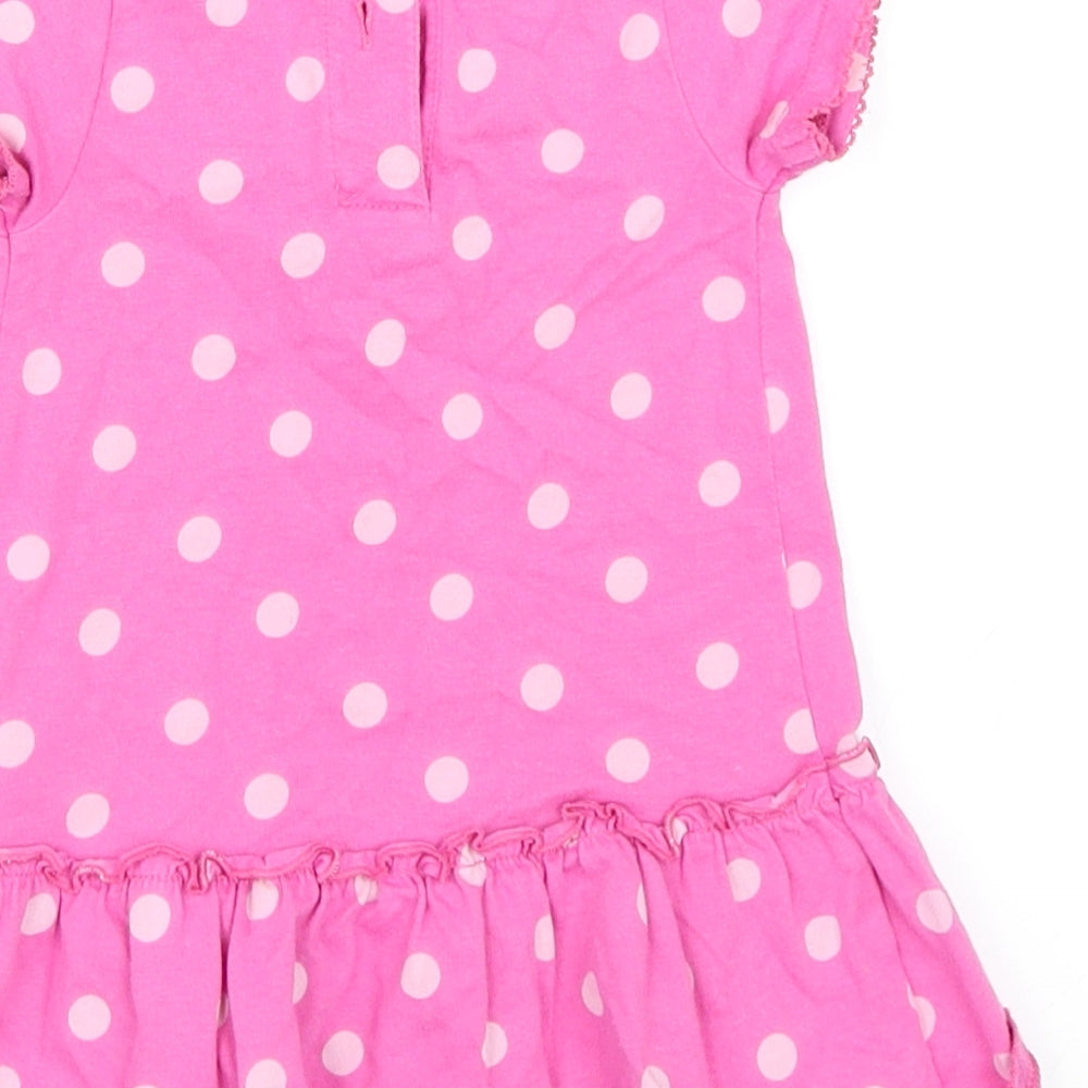 Marks and Spencer Girls Pink Shift Size 3-6 Months