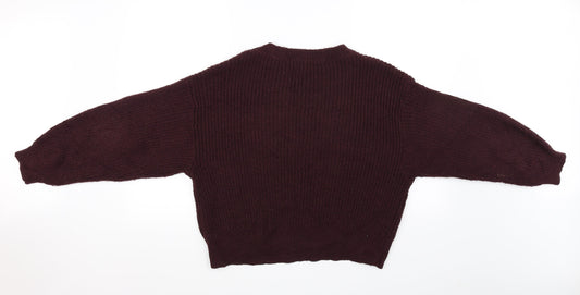 L.O.G.G Womens Brown Pullover Jumper Size S