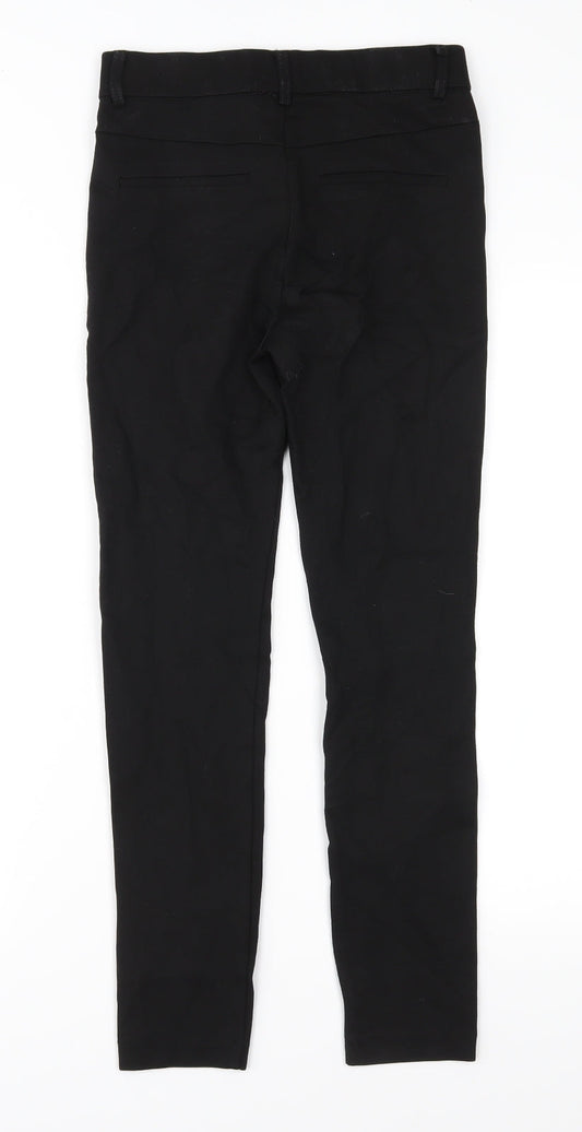 Zara Womens Black Trousers Size S L25 in