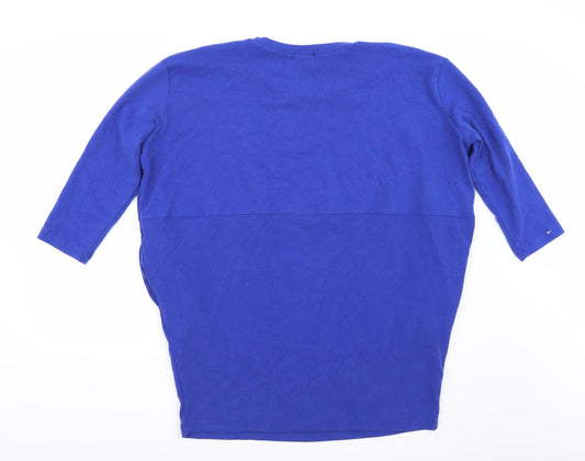 Chff888 Womens Blue Pullover Jumper Size M