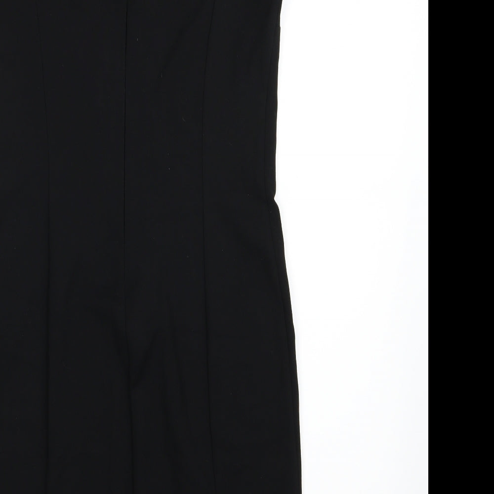 United Colors of Benetton Womens Black Rayon Pencil Dress Size M