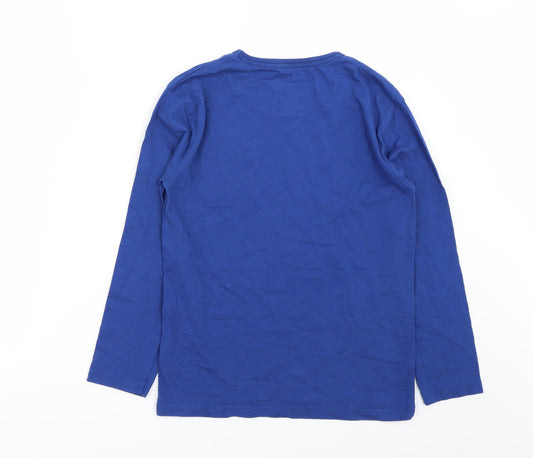 John Lewis Boys Blue Basic T-Shirt Size 12 Years