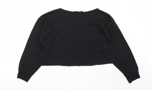 New Look Girls Black Pullover Jumper Size 10-11 Years