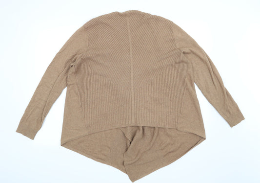 George Womens Brown Cardigan Jumper Size 12