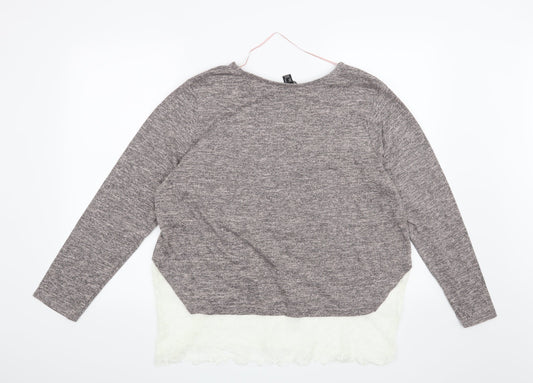 Atmosphere Womens Pink Pullover Sweatshirt Size 18