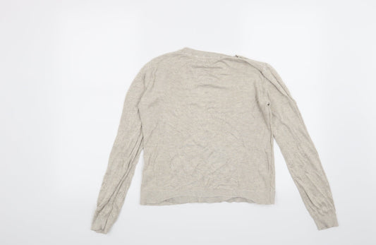 ASOS Womens Beige Pullover Jumper Size 8