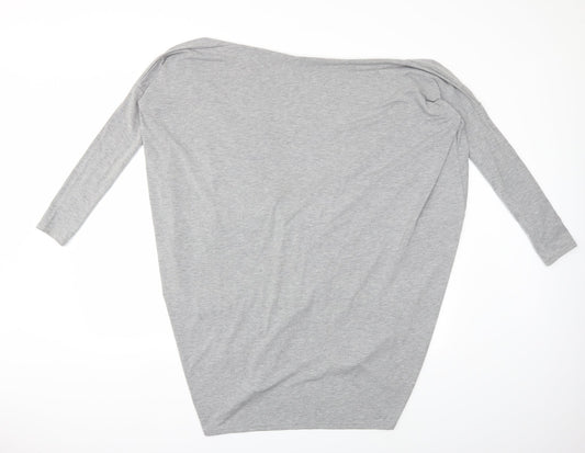 Boohoo Womens Grey Pullover Jumper Size S