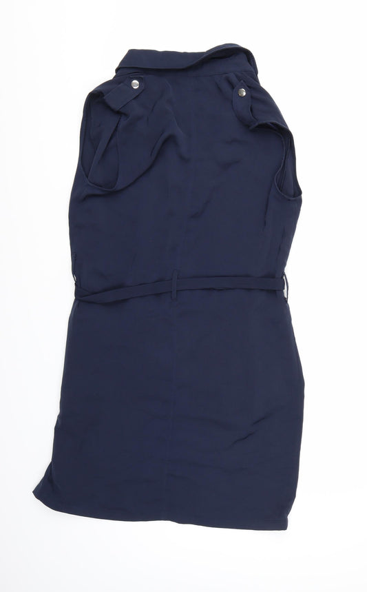 Papaya Womens Blue Jacket Coatigan Size S