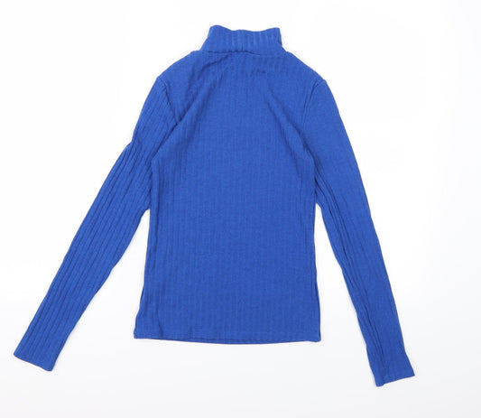 Topshop Womens Blue Pullover Jumper Size 6