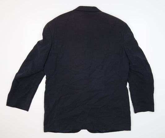 Ultimo Mens Blue Jacket Blazer Size 42