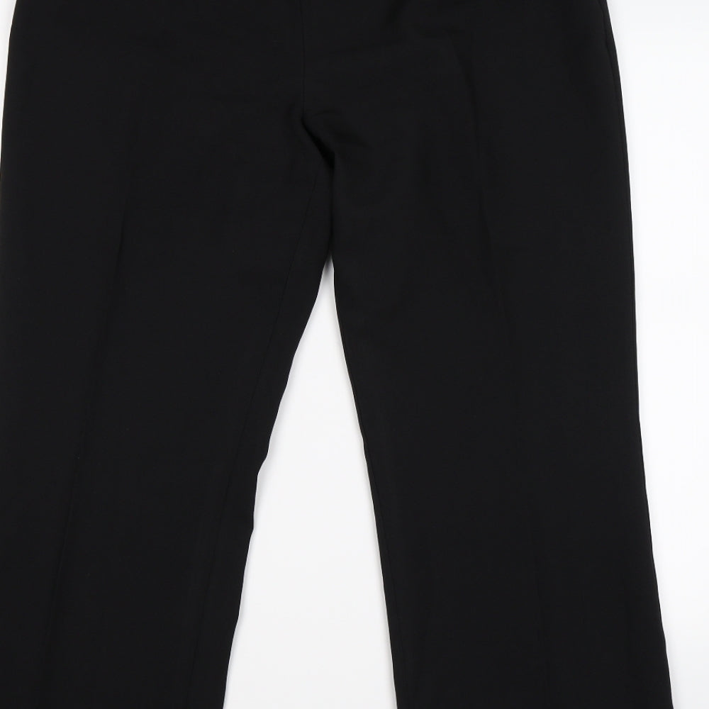 Brand and care label for Classics women’s black trousers, size UK 14, 28-inch leg - office work