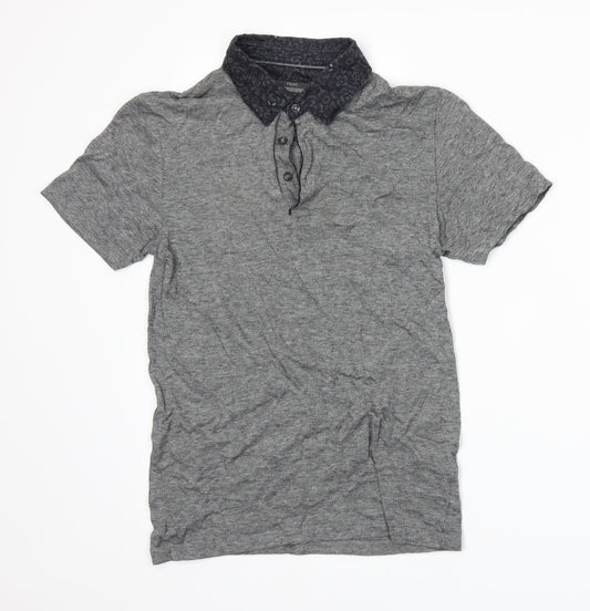 NEXT Mens Grey Polo Size XS