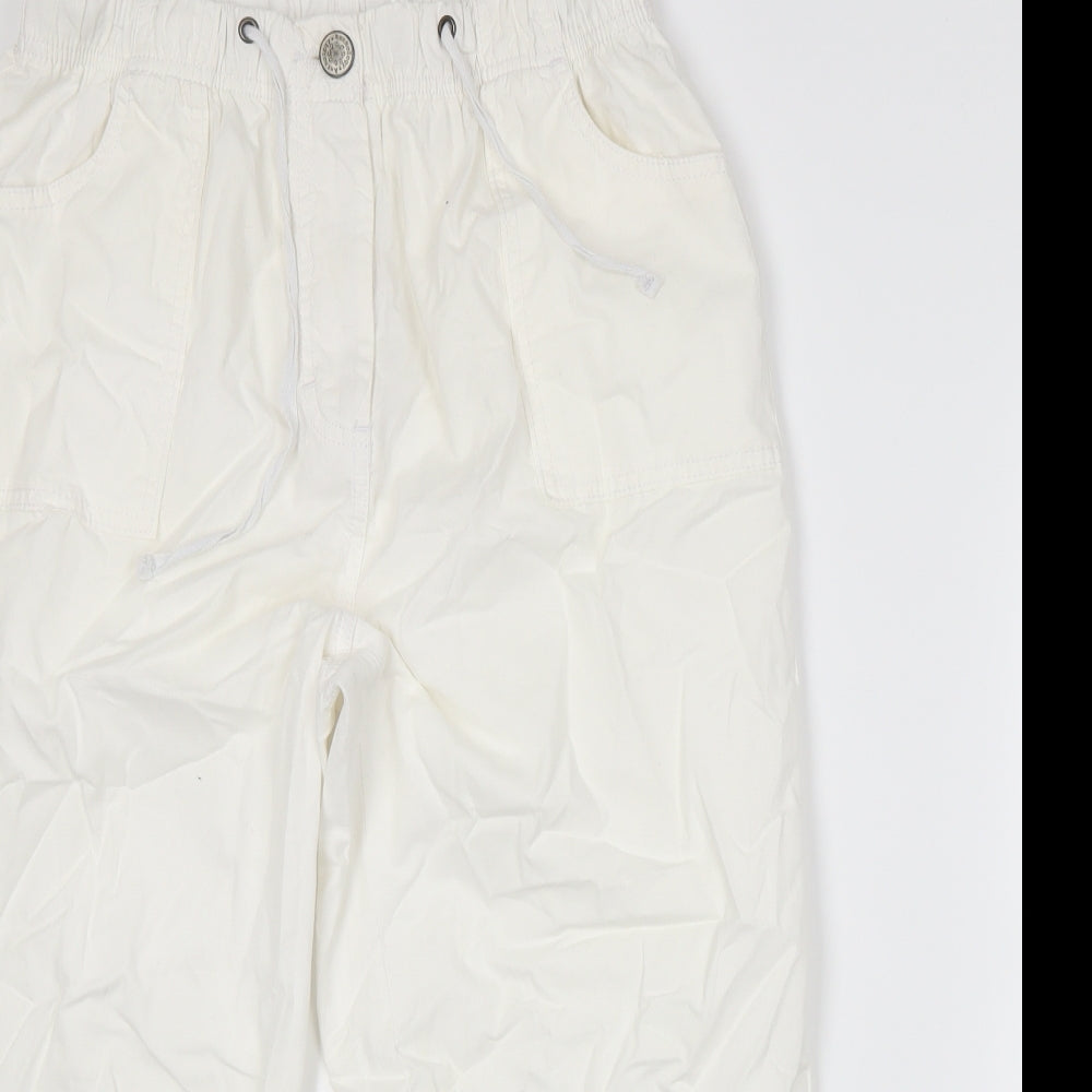 Anthology Womens White Trousers Size 14