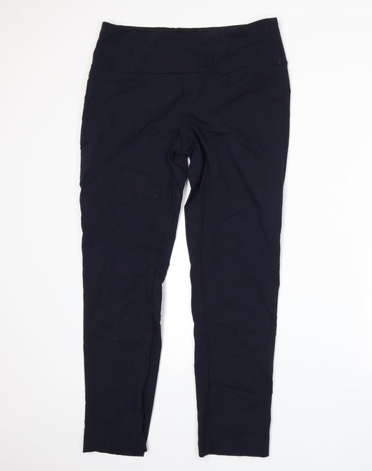 Cleo Womens Blue Trousers Size M L27 in