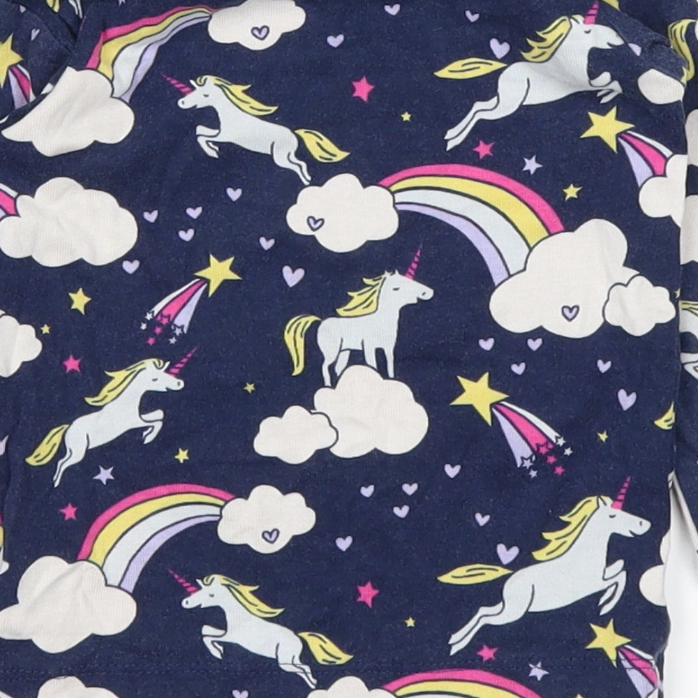 Gap Girls Blue Basic T-Shirt Size 12-18 Months