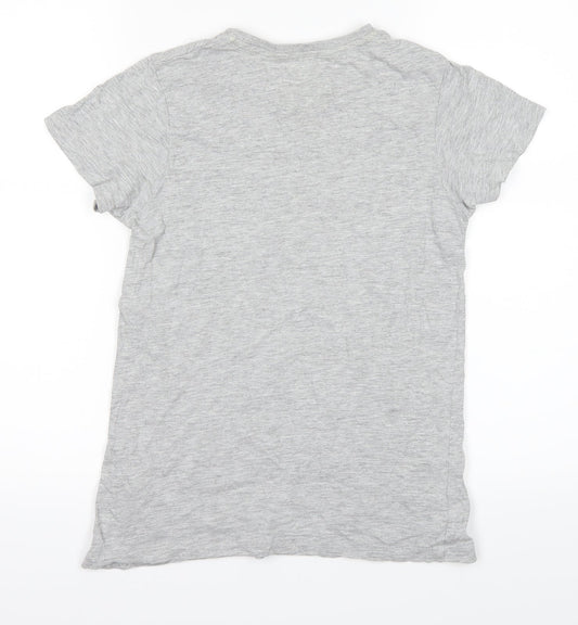 Preworn Boys Grey Basic T-Shirt Size 10 Years
