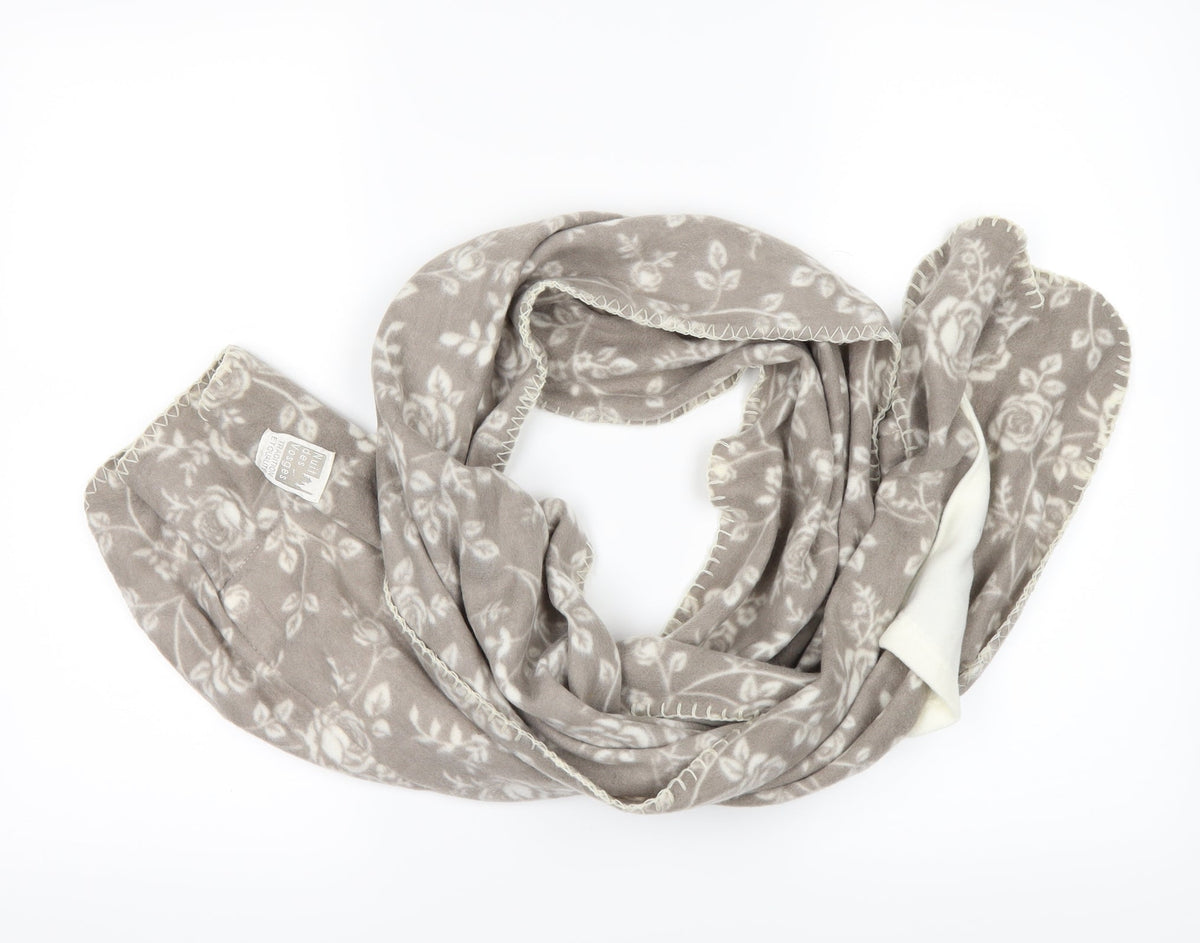 Front view of Preworn women’s brown scarf