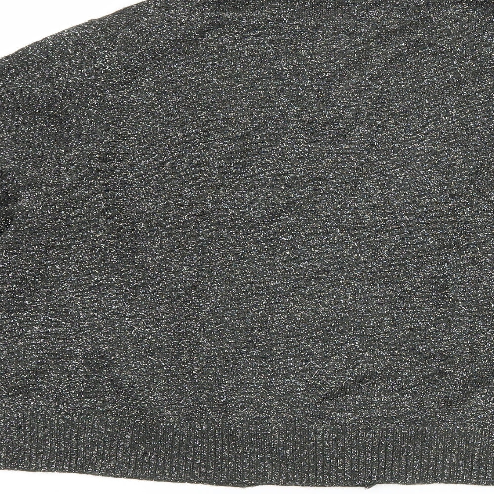 Brand and care label for Premise women’s grey cardigan jumper, size M