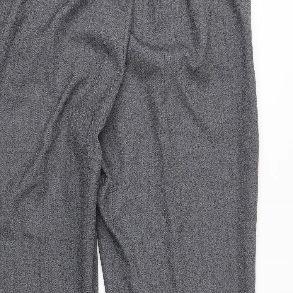 Brand and care label for Autonomy women’s grey cropped trousers, size UK 20, 23-inch leg