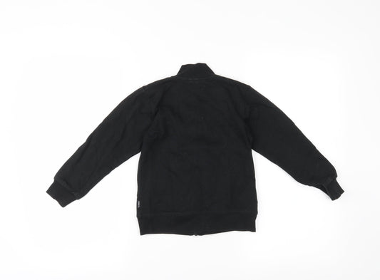 name it Boys Black Full Zip Jumper Size 5 Years