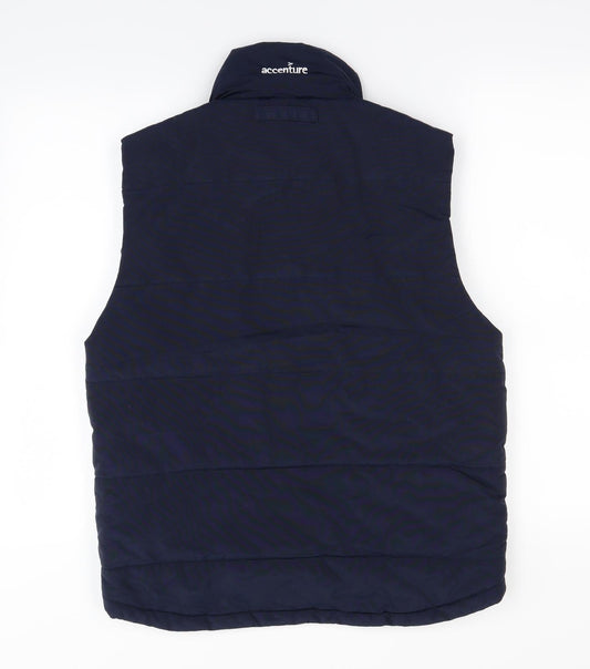 cyrk Womens Blue Gilet Coat Size S
