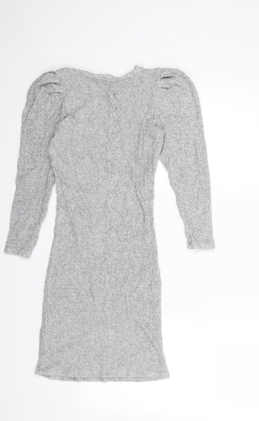 Bershka Womens Grey Bodycon Size M